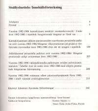 Suomenhevosen Kantakirja  -Oriit 1982-1986, Stambok för Finnhästen .Hingstar 1982-1986