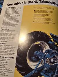 Ford 2600 ja 3600 traktori myyntiesite.