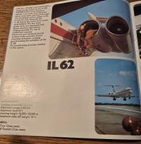 if interflug  IL 62, TUI 134 ja IL 18 lentokone myyntiesite