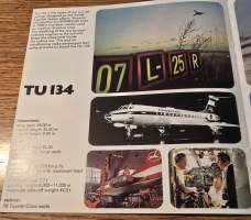 if interflug  IL 62, TUI 134 ja IL 18 lentokone myyntiesite