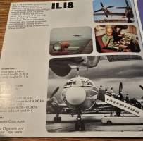 if interflug  IL 62, TUI 134 ja IL 18 lentokone myyntiesite