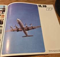 if interflug  IL 62, TUI 134 ja IL 18 lentokone myyntiesite