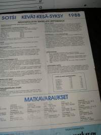 sotsi  kevät -kesä syksy 1988