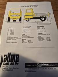 allme kevyt kuormaauto myyntiesite