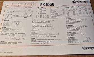fargo FK 1050  myyntiesite