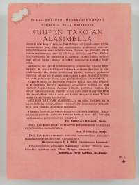 Suuren takojan alasimella