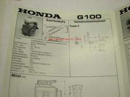 Honda power equipment paiikallismoottorit GX-, GD-sarjat -myyntiesite