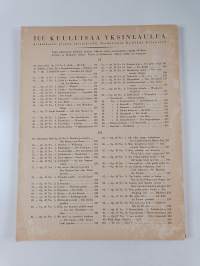 100 kuuluisaa yksinlaulua 1 : Beethoven ; Brahms