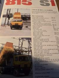 Tatra  815 ja  s 1/ s3  kuormaauto myyntiesite