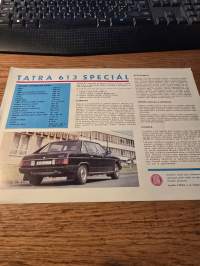 Tatra  613 special myyntiesite