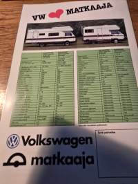 volkawagen matkaaja matkailuauto myyntiesite