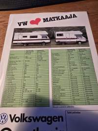 volkawagen matkaaja matkailuauto myyntiesite