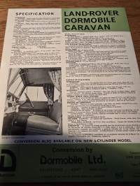 land rover dormobile caravan myyntiesite