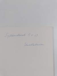 Elna Hellman (signeerattu, tekijän omiste)