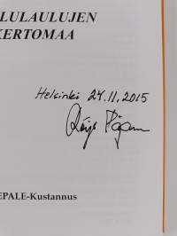 Joululaulujen kertomaa (signeerattu)