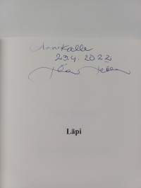 Läpi : ääneen lausuttuja runoja (signeerattu, tekijän omiste)