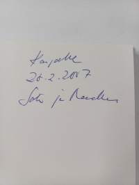 Saarnamies ja säikähtänyt (signeerattu, tekijän omiste)