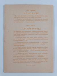 Laululyhde lapsille