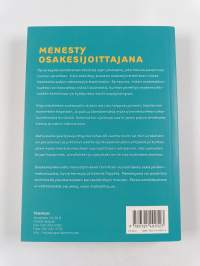 Menesty osakesijoittajana (signeerattu, tekijän omiste)