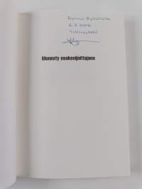 Menesty osakesijoittajana (signeerattu, tekijän omiste)
