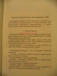 Suomen voimisteluliiton erikoismestaruuskilpailut Helsingissä 5.12 48 - Suomen voimistelupäivien ja yleismestaruuskilpailujen pakolliset liikkeet v. 1