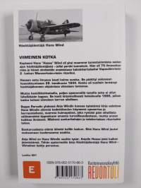 Viimeinen kotka : hävittäjälentäjä Hans Wind