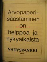 Salon seudun ampujat ry - kilpailuohjelma 1973