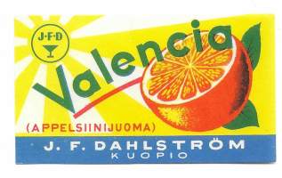 Valencia -  juomaetiketti