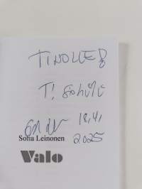 Valo (signeerattu, tekijän omiste)