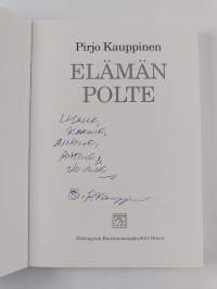 Elämän polte (signeerattu, tekijän omiste)