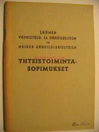 Suomen voimistelu- ja urheiluliiton ja muiden urheilujärjestöjen yhteistoimintasopimukset