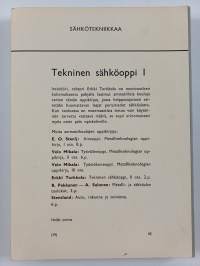 Tekninen sähköoppi 1 : ammatillisia oppilaitoksia varten