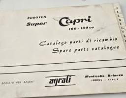 Super capri scooter 100- 150 cc varaosaluettelo