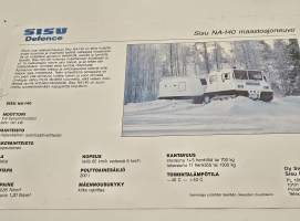 Sisu na-140 maastoajoneuvo  myyntiesite.