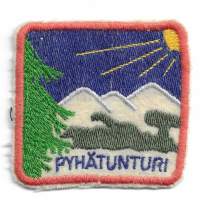 Pyhätunturi - hihamerkki kangasmerkki matkailumerkki