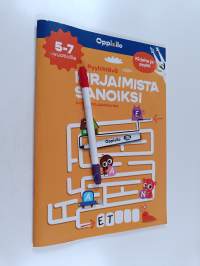 Pyyhittävä Kirjaimista Sanoiksi : Iloista kirjainpuuhaa