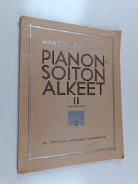 Pianonsoiton alkeet 2 : edellinen vihko
