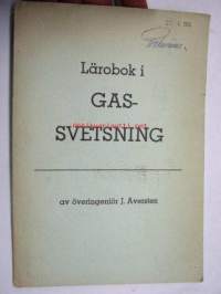 Lärobok i gassvetsning -kaasuhitsauksen oppikirja ruotsiksi