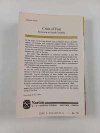 Crisis of Fear : Secession in South Carolina