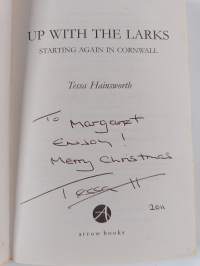Up with the Larks - Starting Again in Cornwall (signeerattu, tekijän omiste)