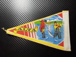 Alta -matkailuviiri, isokoko / souvenier pennant