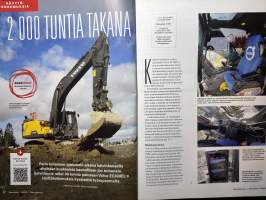 Koneviesti 2022 nr 6 – Volvo EC300EL -kaivinkone, 2000 tunnin kokemukset, karhotinvertailu, Case IH