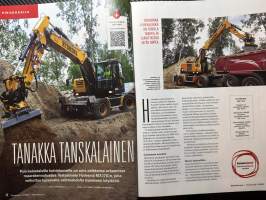 Koneviesti 2022 nr 11 – Ympäristö ja maansiirto, Hydrema MX17, Arbos, Interforst 2022, nostalgiakoneet