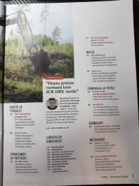 Koneviesti 2022 nr 16 – Telakoneita, JCB 150X, Yanmar ViO57, Hyundai HX145, Fendt 211 Vario, Kverneland FastBale, Bauma 2022