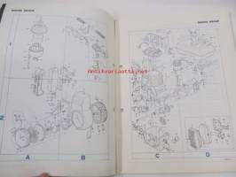 Honda Generator EC1500K3, EG1500K3, ED1000K3  parts list 4 -varaosaluettelo