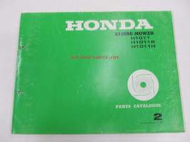Honda Riding mower H1011, H1011R, H1011H Parts catalogue 2 -varaosaluettelo