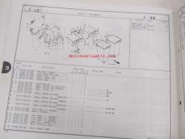 Honda Riding mower H1011, H1011R, H1011H Parts catalogue 2 -varaosaluettelo