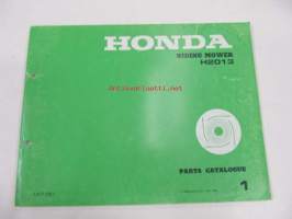 Honda Riding mower H2013 Parts catalogue 1 -varaosaluettelo