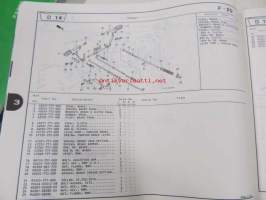 Honda Riding mower H2013 Parts catalogue 1 -varaosaluettelo