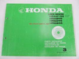 Honda Lawn mower HRA2150, HRA215, HRC215, HRC216 Parts catalogue 3 -varaosaluettelo